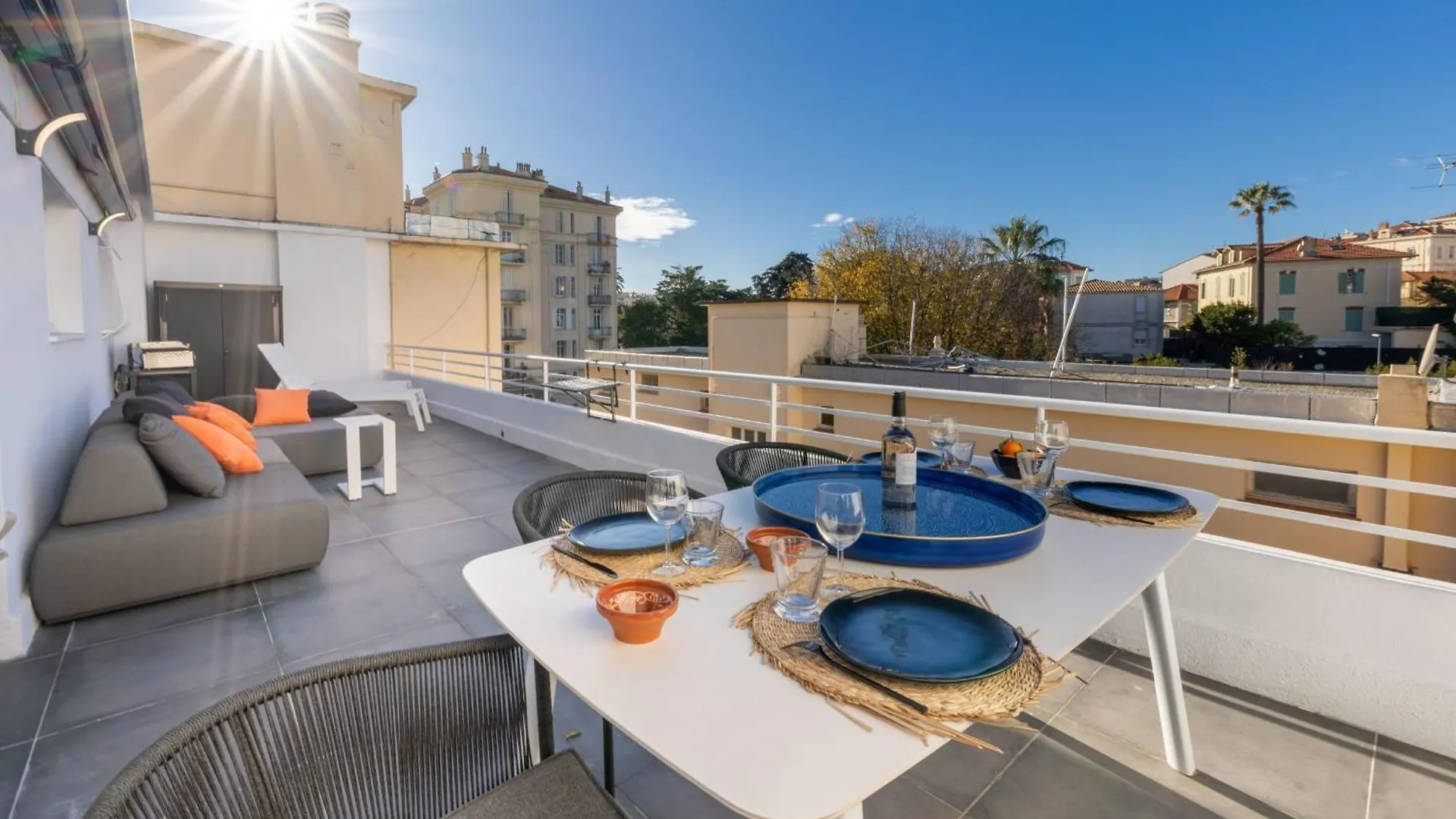 06Az - Apartment With Terrace - 10Min From Palais Cannes